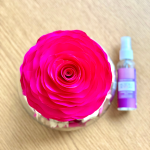 Pout Porri com Flor de madeira Rosa Pink
