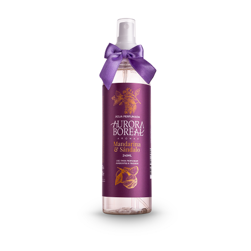 Água Perfumada Mandarina e Sândalo 240ml