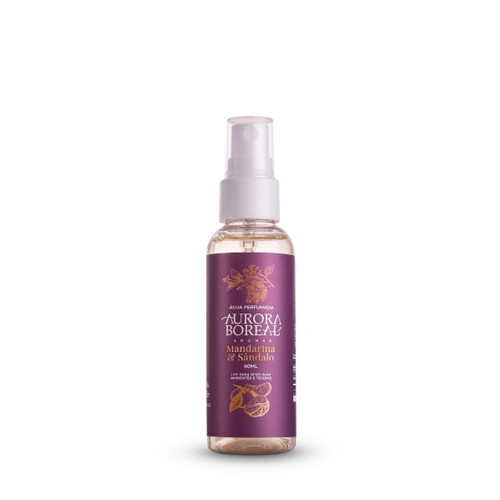 Água Perfumada Mandarina e Sândalo 60ml