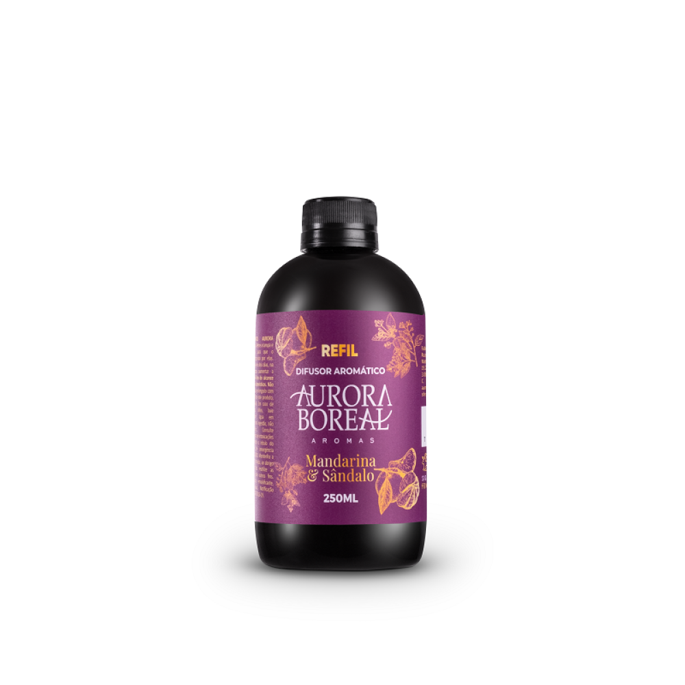 Refil Difusor Aromático Mandarina e Sândalo 240ml
