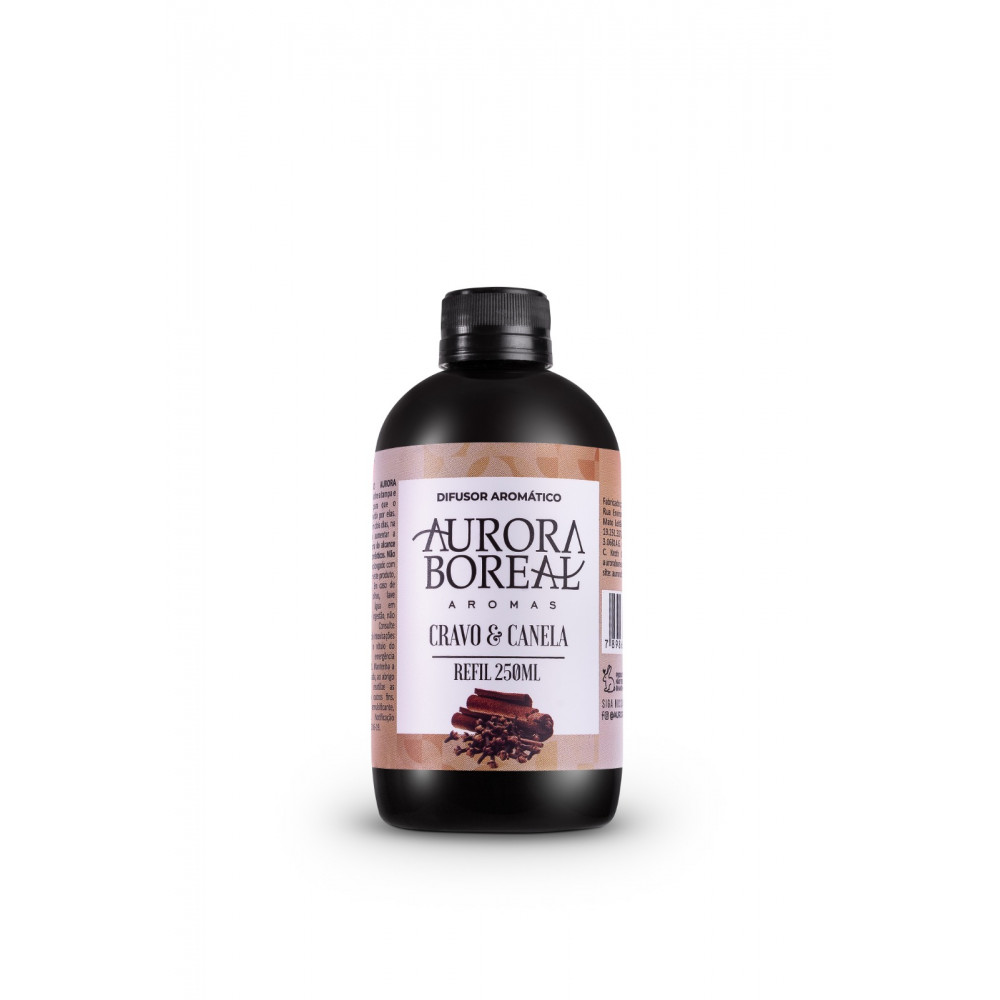 Refil Difusor Aromático Cravo e Canela 250ml